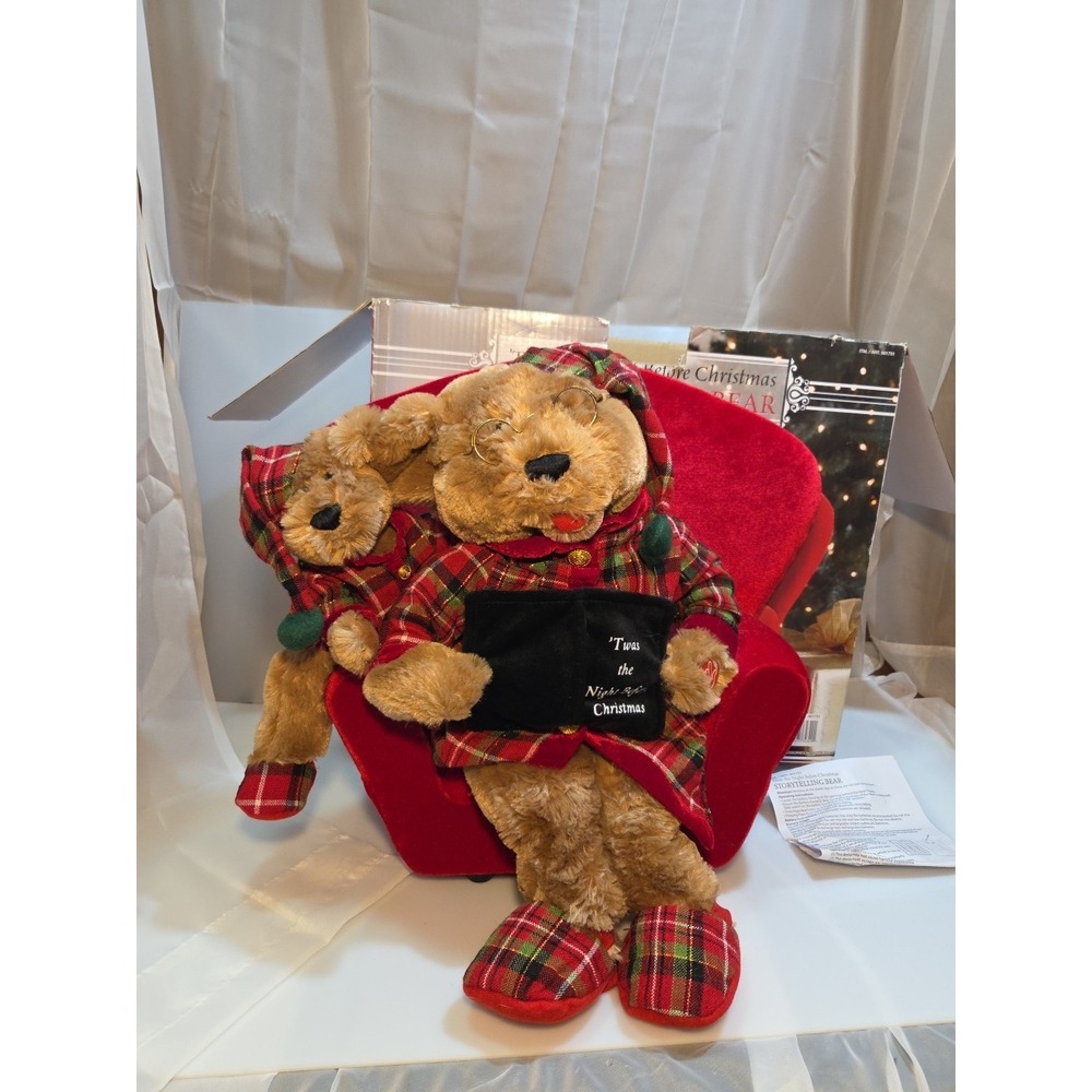 DanDee Story Telling‎ Bear Twas the Night Before Christmas Talking Motionette